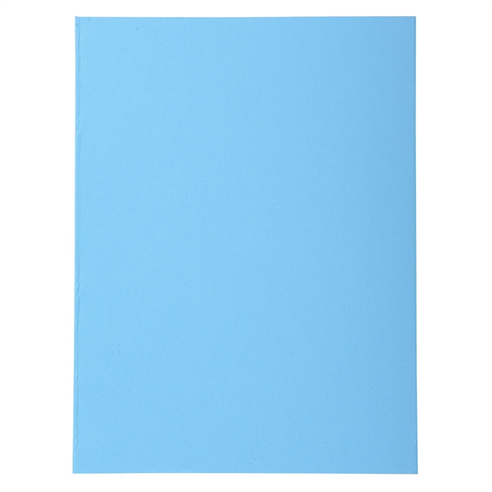 Afbeelding van Pak van 100 dossiermappen FOREVER 250 100%gerecycleerd - 24x32cm-Fel blauw