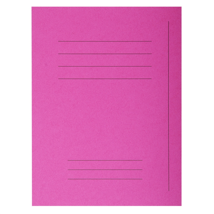 Afbeelding van Pak van 50 dossiermappen Forever® 250 100% gerecycleerd met bedrukking - 24x32cm-Fuschia