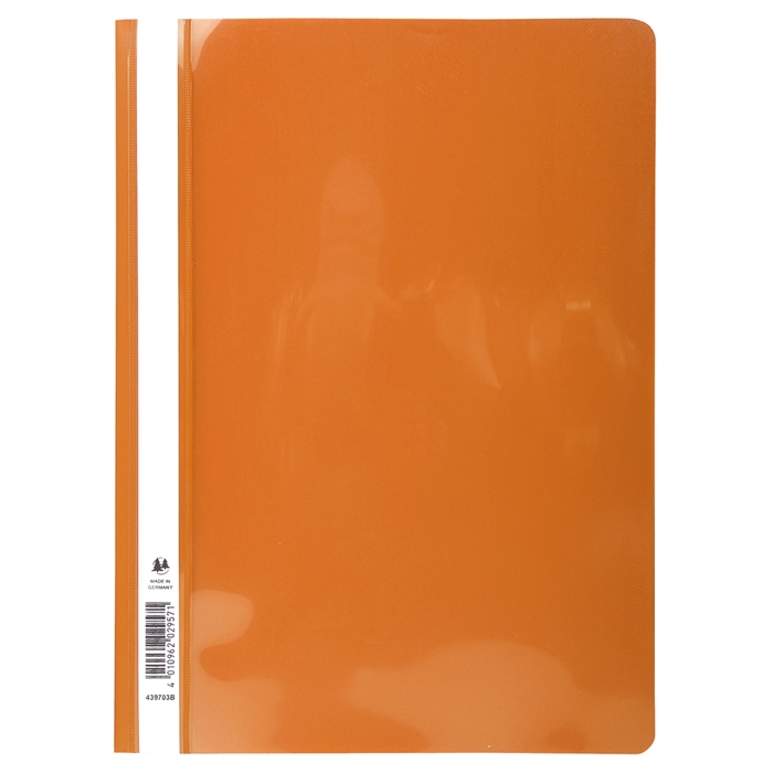 Picture of EXACOMPTA 439709B - PVC presentation transfer file with label strip and protective film, for DIN A4 format, Orange