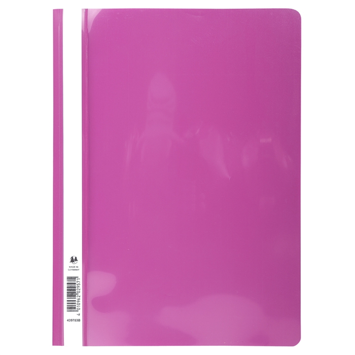 Picture of EXACOMPTA 439712B - PVC presentation transfer file with label strip and protective film, for DIN A4 format, Pink