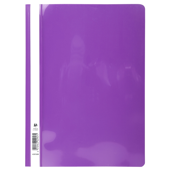 Picture of EXACOMPTA 439718B - PVC presentation transfer file with label strip and protective film, for DIN A4 format, Purple