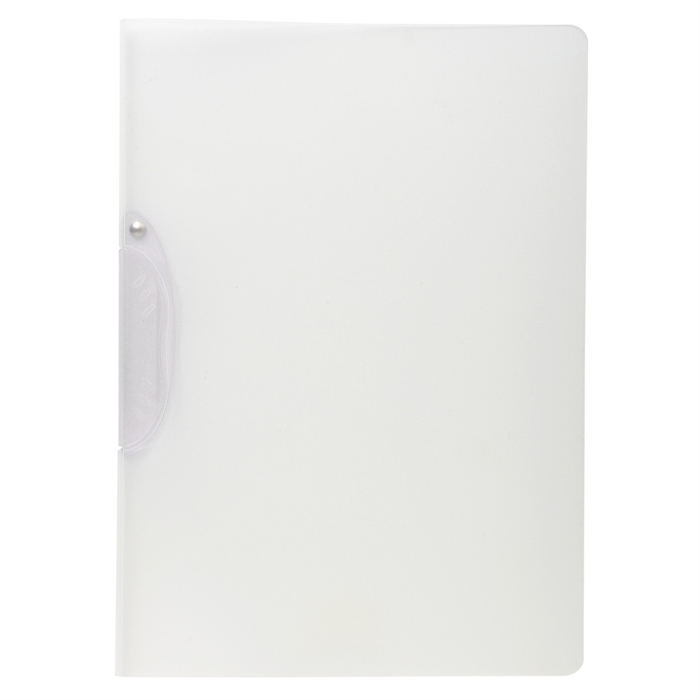 Picture of Presentation folder semi-rigid polypropylene Clip design - A4-Crystal