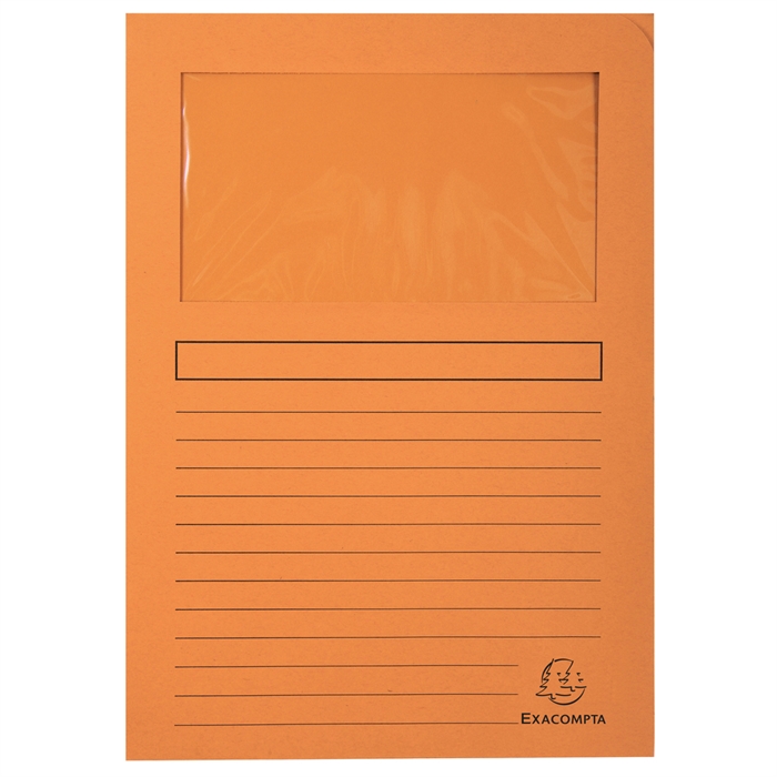 Afbeelding van Pak van 100 venstermappen Forever® 22x31cm-Oranje