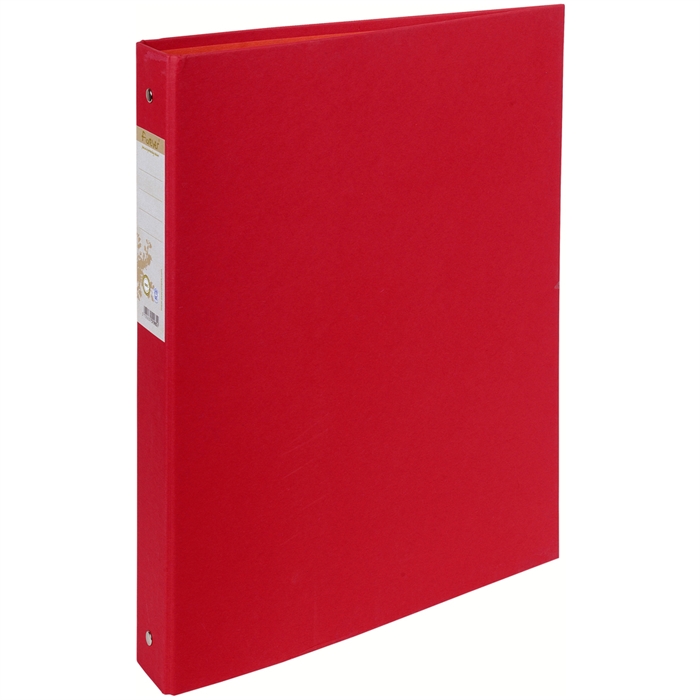 Image de Classeur rembordé papier 4 anneaux 30mm Forever - A4-Rouge