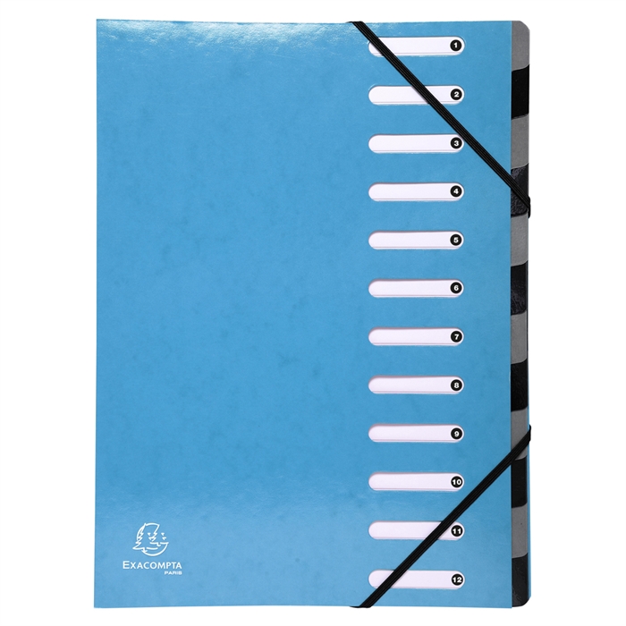 Picture of Multipart file Harmonika Iderama 12 parts - 24x32 cm-Light blue