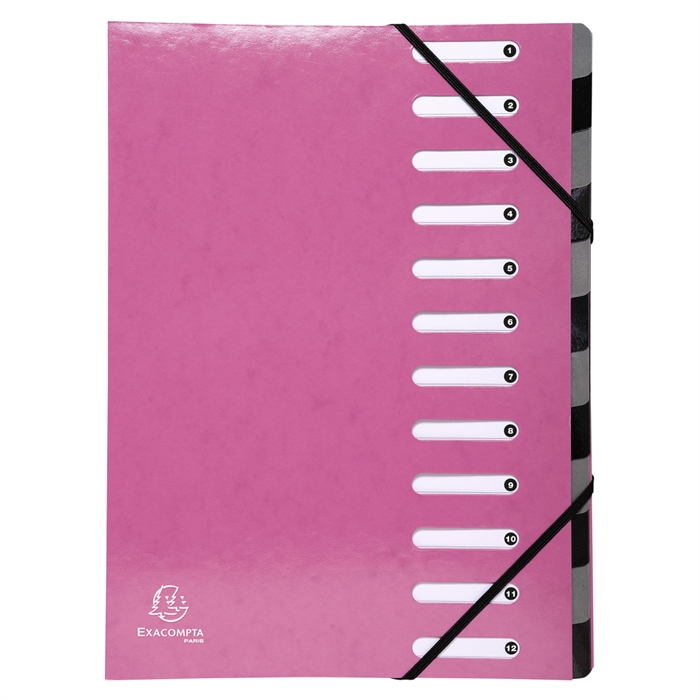 Picture of Multipart file Harmonika Iderama 12 parts - 24x32 cm-Pink