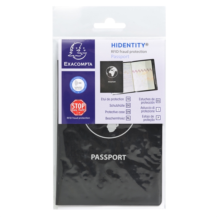 Picture of Protective case RFID Hidentity® for Passport-Black