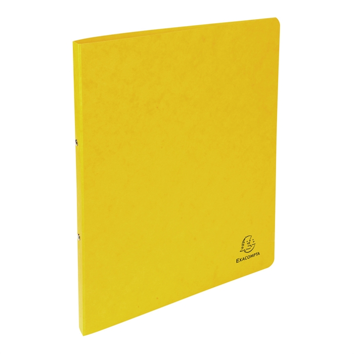 Image de Classeur 2 anneaux 15mm Carte lustrée - A4-Jaune