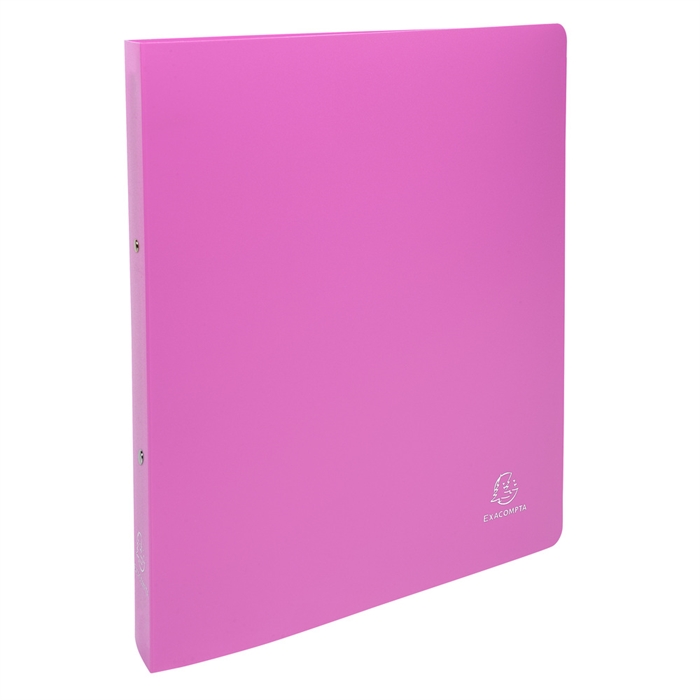 Image de Classeur 2 anneaux 30 mm polypropylène Opaque - A4 maxi-Rose