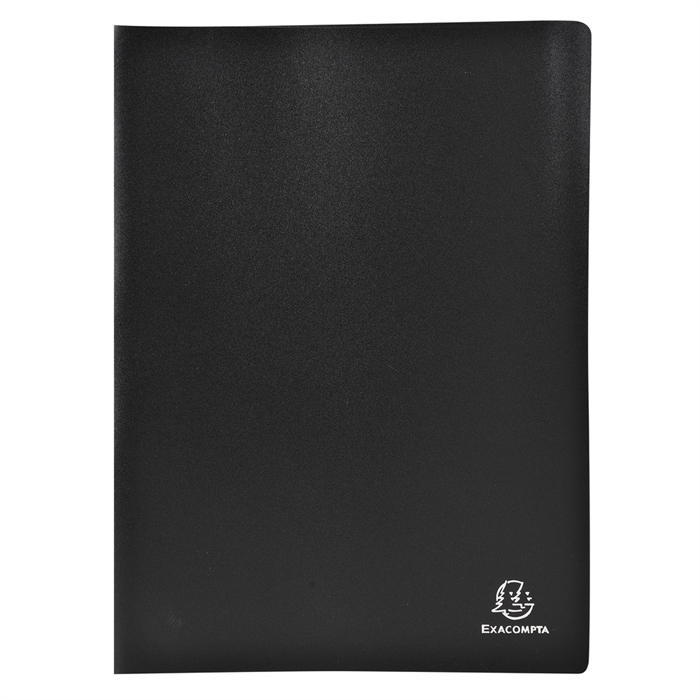 Picture of Display book soft polypropylene 50 grainy pockets - A4-Black