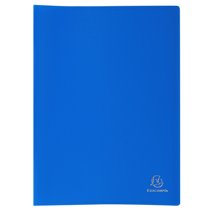 Picture of Display book soft polypropylene 50 grainy pockets - A4-Blue