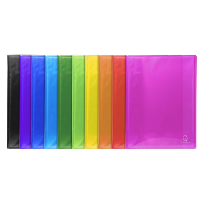 Picture of Polypopylene display book semi rigid IDERAMA PP 60 pockets - A4-Assorted colours