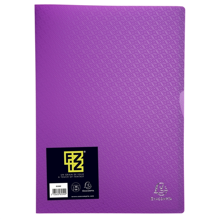 Picture of Display book PP 30 crystal pockets Fizz - A4-Purple