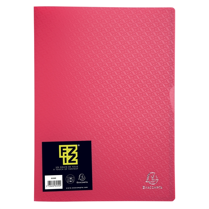 Picture of Display book PP 30 crystal pockets Fizz - A4-Raspberry