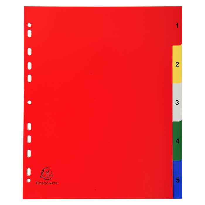 Picture of RINGBINDER PP 4RING, 40MM-Assorted vivid colours