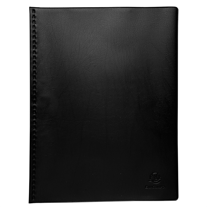 Picture of Display book PVC Vega - opaque - 10 pockets - A4-Black