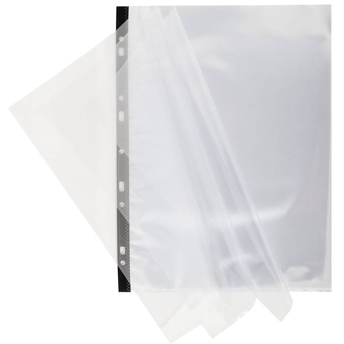 Picture of Set of sleeve pocket Jowarel polypropylene 55 micron 10 pockets - A4-Crystal