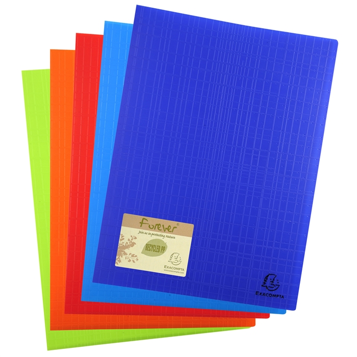 Picture of Display book rigid recycled polypropylene Forever PP 20 pockets - A4-Assorted colours