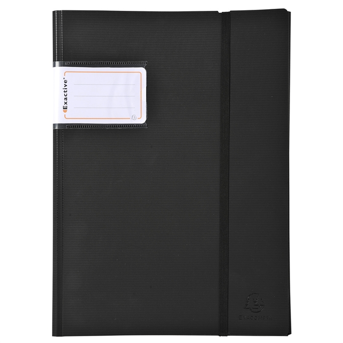 Picture of EXACOMPTA 885834E - Display book of PP 600, 50 pockets, for DIN A4, Exactive®, Black