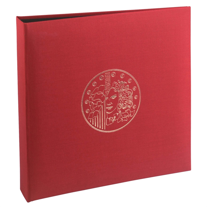 Picture of Numismatic ring binder - 24,5x25cm-Burgundy