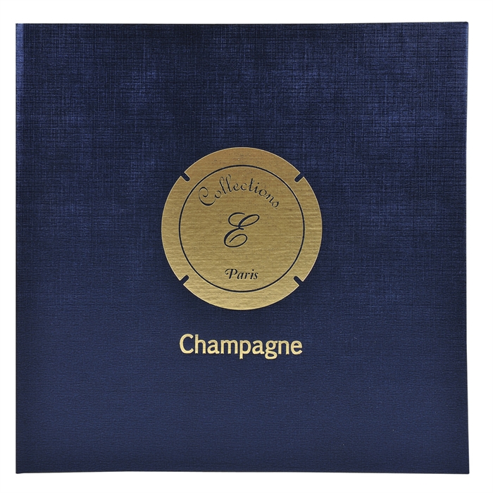 Picture of Ringbinder for 100 Champagne caps-Navy blue