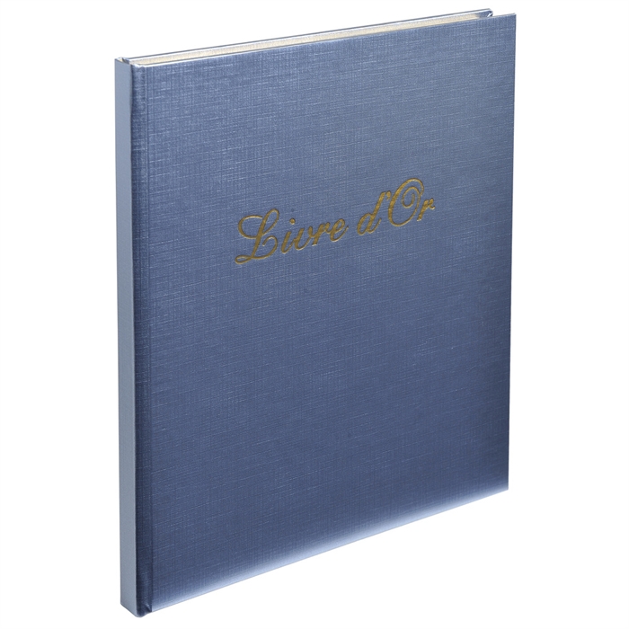 Picture of Guest book SHINY 21x19 with tit astd-Assorted colours