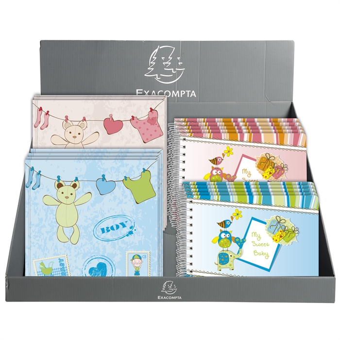 Picture of Display with 16 photo albums BABYLOU-Designs