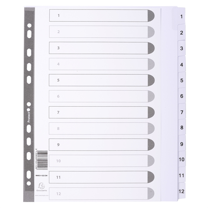 Picture of mylar dividers printed 1-12-White