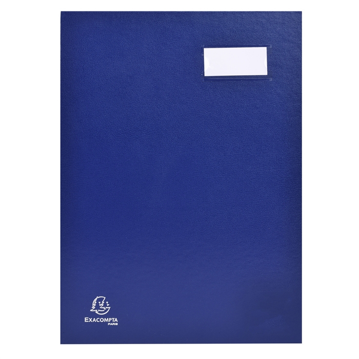 Picture of Signature book expanding spine Direction 18 compartments - A4 Blue