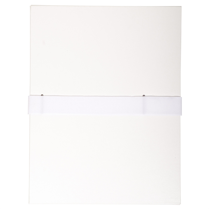 Picture of Expanding spine folder coated paper and VELCRO® brand fastening strip- A4 White