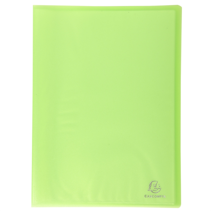 Picture of Display book semi rigid polypropylene Chromaline 30 pockets - A4 Green