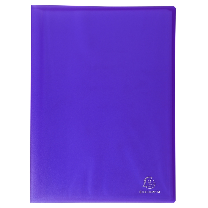 Picture of Display book semi rigid polypropylene Chromaline 30 pockets - A4 Purple