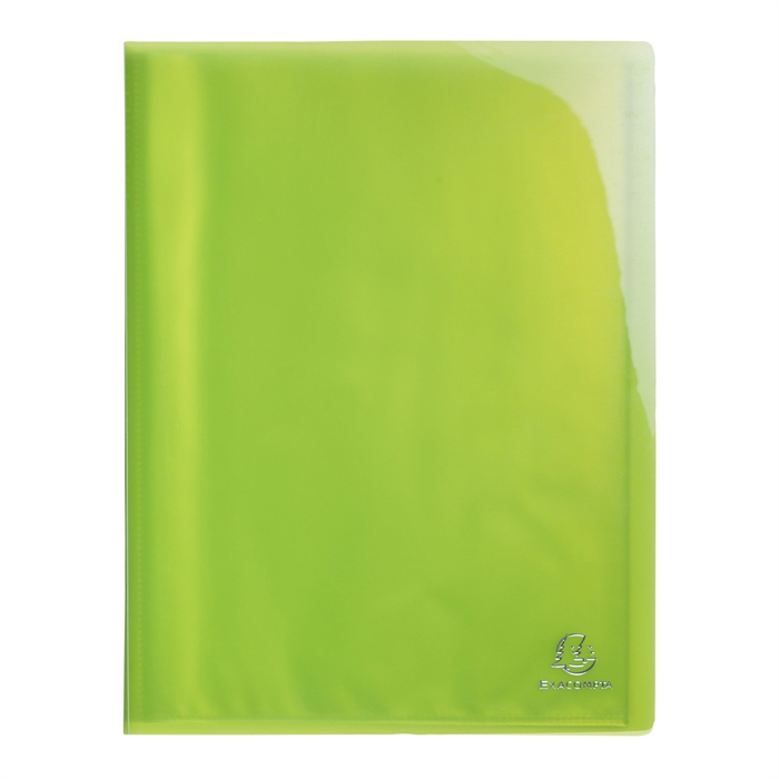 Picture of Document protection in semi rigid polypropylene IDERAMA PP 60 views - A4 Anise green