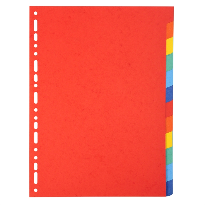 Picture of Dividers board 220gsm 12 tabs - A4 