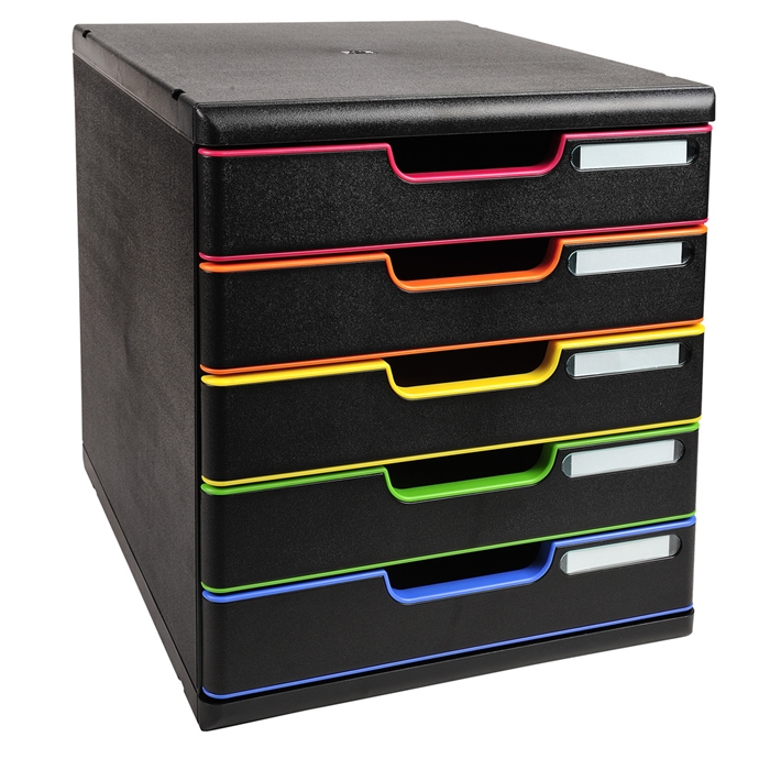 Picture of MODULO A4 5 drawers Classic - Harlequin