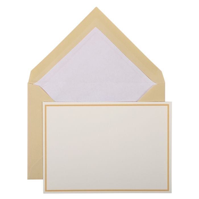 Picture of bordered pack: 10 cards and 10 tissue lined envelopes.