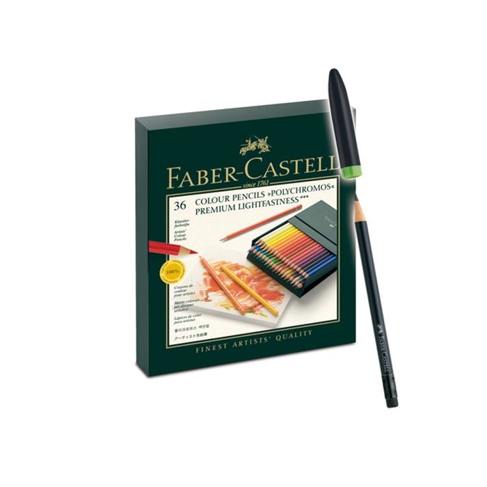 Picture of Crayons de couleur Faber-Castell Polychromos ass. 36 pcs