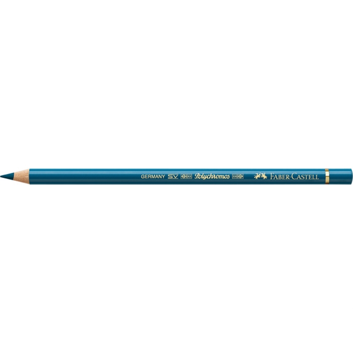 Picture of Crayon de couleur Faber Castell Polychromos 155 turquoise   helio