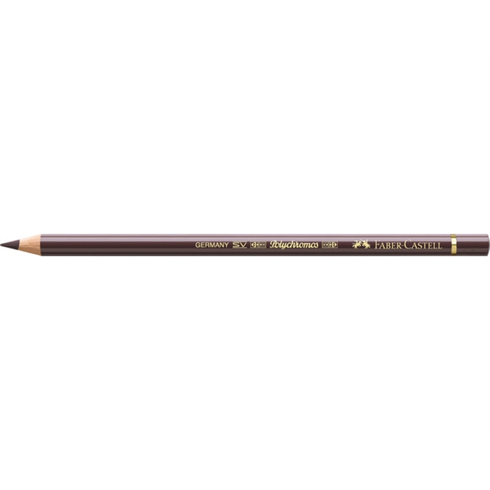 Picture of Crayon de couleur Faber Castell Polychromos 177 brun        noisette