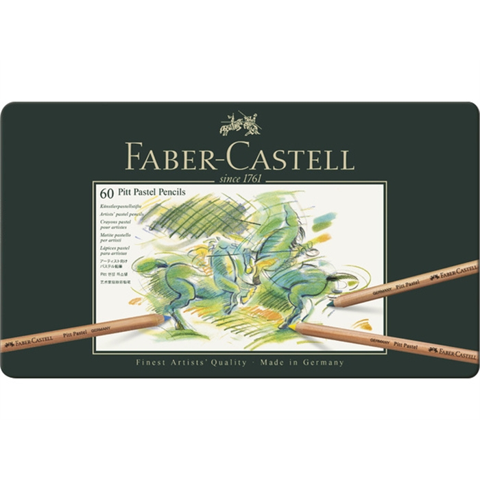 Picture of Crayon pastel Faber Castell Pitt etui metalique 60 pcs