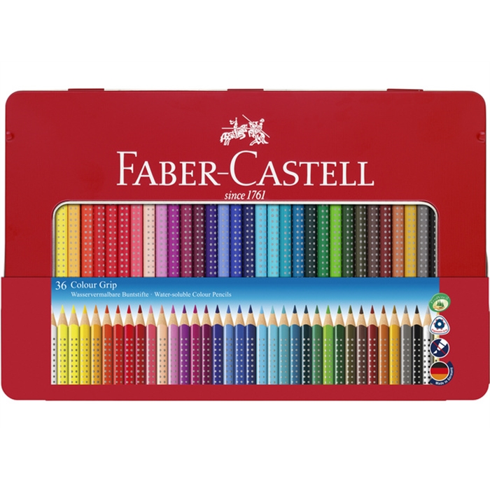 Picture of Crayon couleur Faber Castell GRIP etui 36 pcs