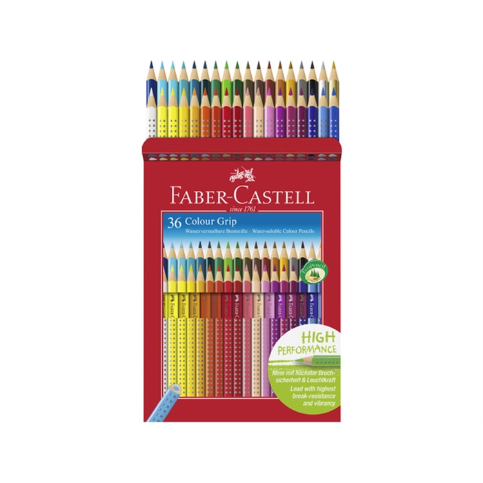 Picture of Crayon couleur FC Grip 36pcs                                2 rangees de 18 pieces