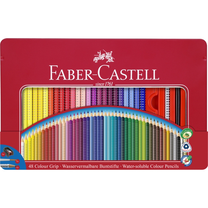 Picture of Crayon couleur Faber Castell GRIP etui 48 pcs