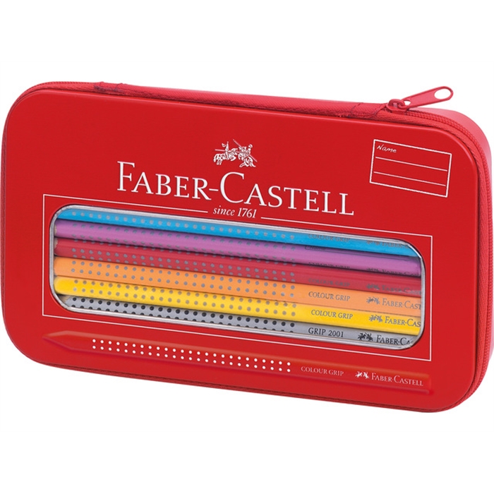 Picture of Crayon couleur Faber Castell GRIP etui