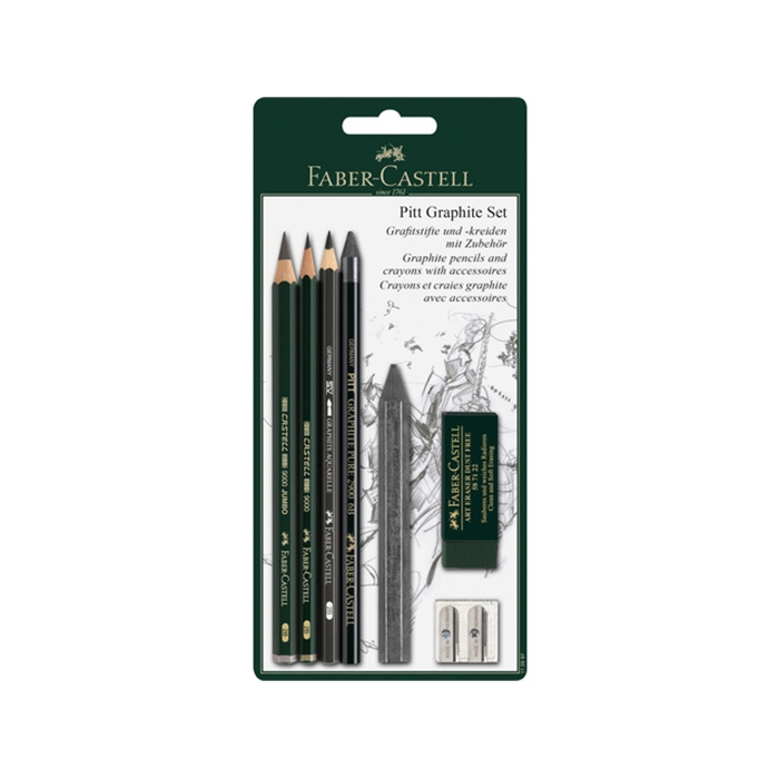 Picture of Crayon Faber-Castell Pitt Graphite set 7 pièces sous blister