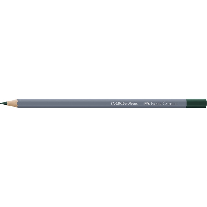 Picture of Crayon de couleur Aquarellables Faber-Castell Goldfaber 158 cobalt vert internse