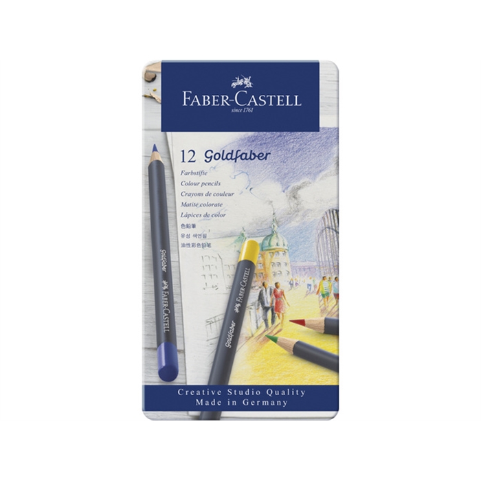 Picture of Crayon de couleur Faber-Castell Goldfaber etui 12 pcs