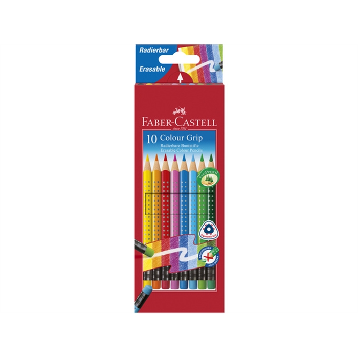 Picture of Crayons de couleur Faber Castell GRIP 2001 etui 10 pcs