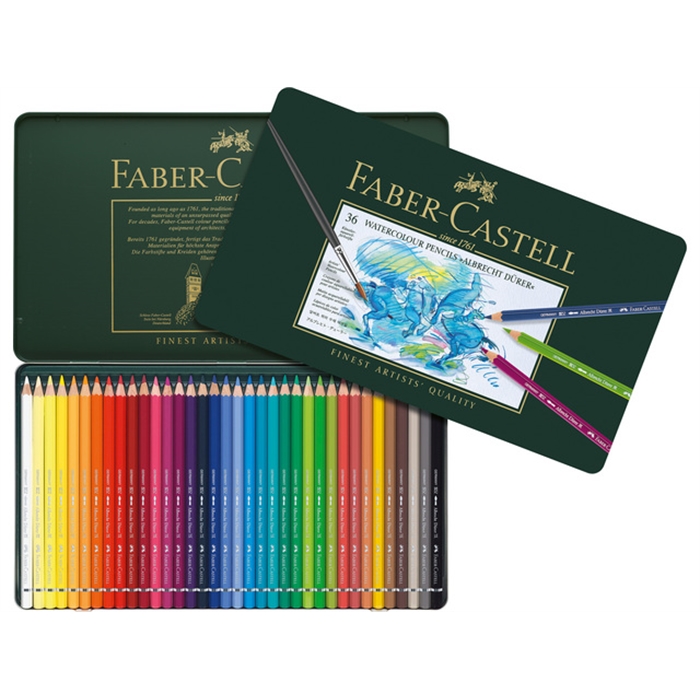 Picture of Crayon de couleur Aquarellables Faber Castell Albrecht      Dürer etui 36 pcs