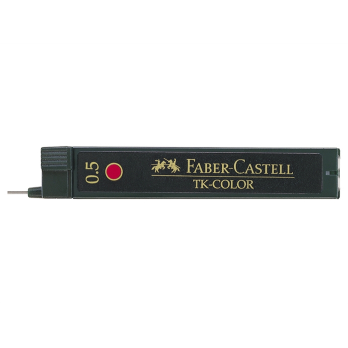 Picture of Mines Faber Castell rouge 0,5mm tube 12pcs